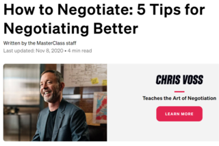 Negotiation