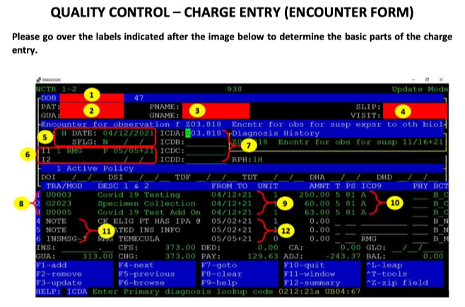 Qc charge entry