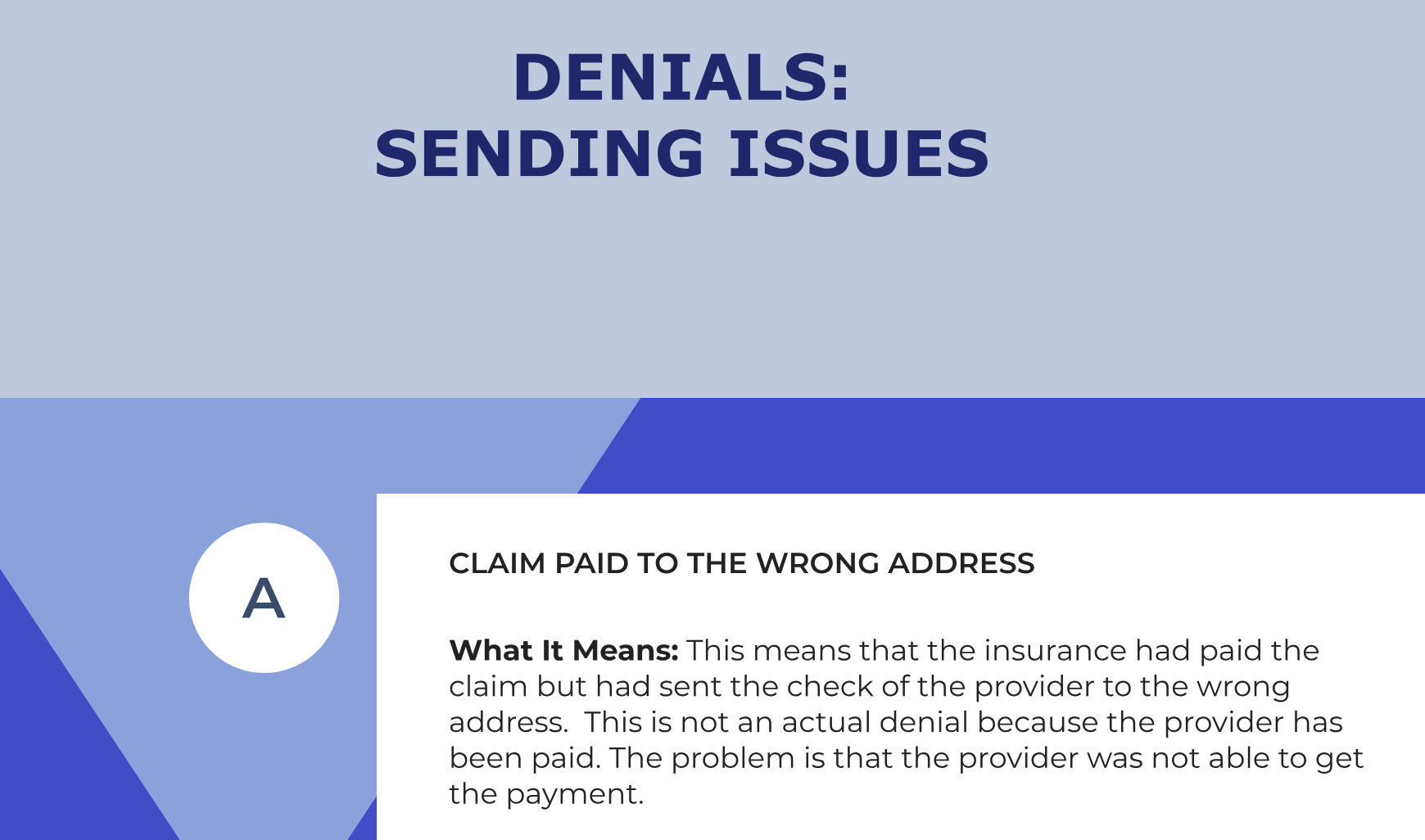 Sending issues