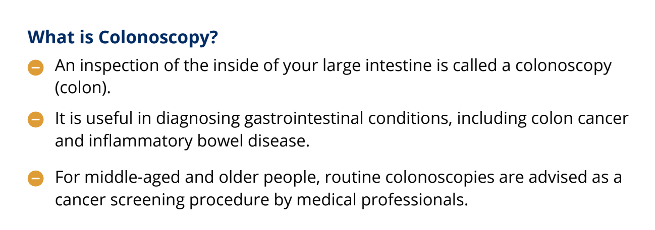 Colonoscopy