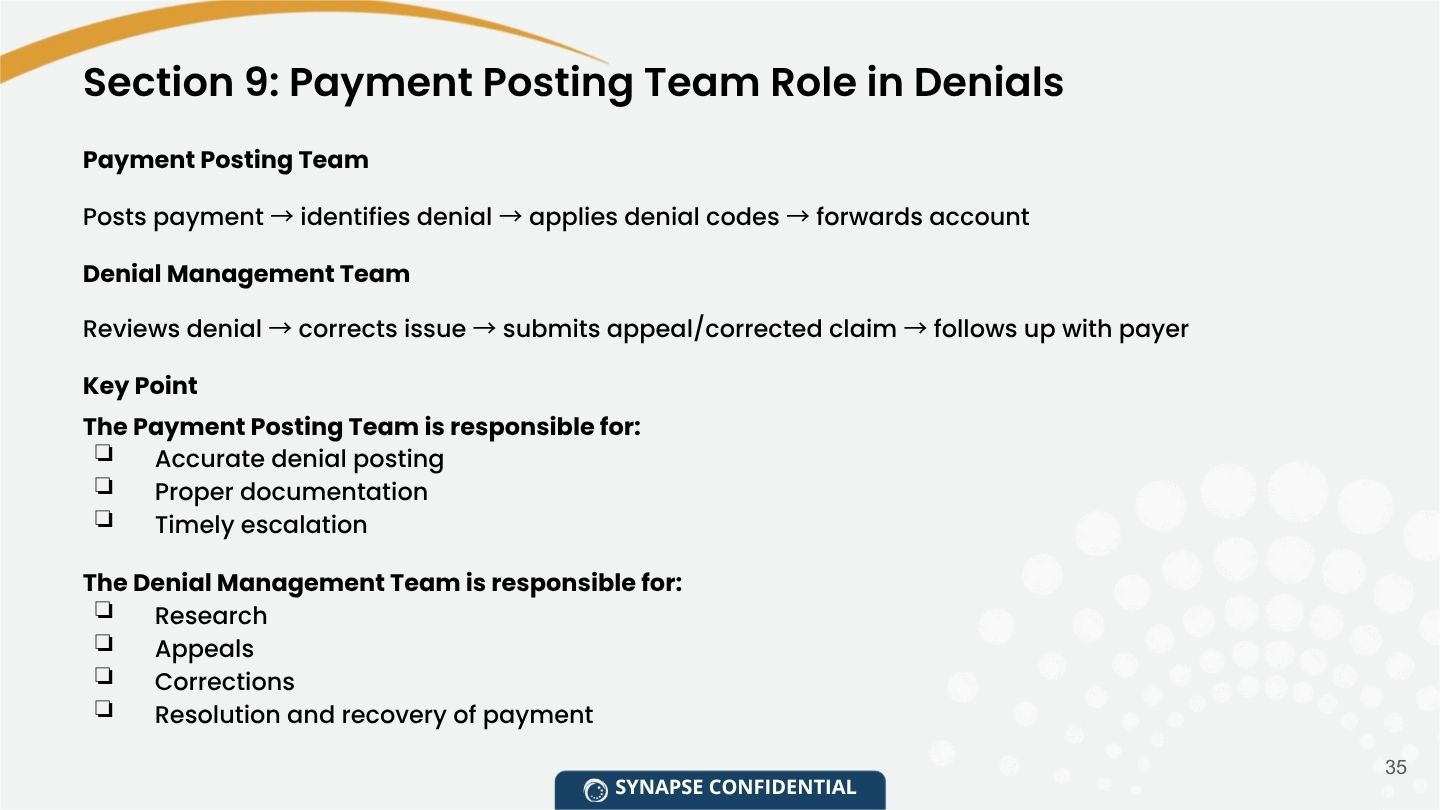 Payment posting operations and training module   medical.pdf 2