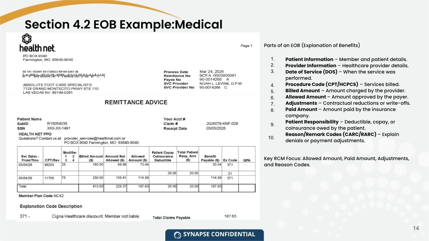 Payment posting operations and training module   medical.pdf 4